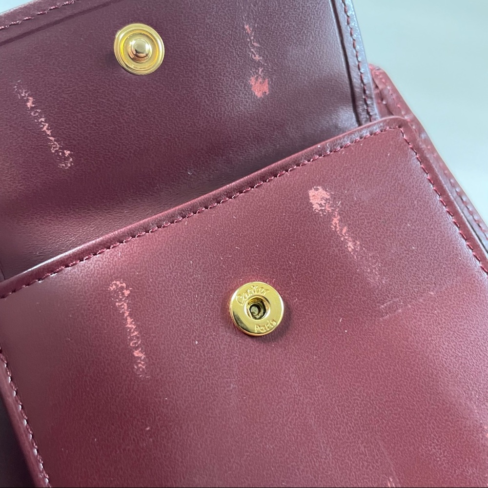 CARTIER Paris Vintage Signature Bi-fold Wallet - Picture 7 of 10